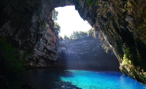 Foto Melissani Höhle, Kefalonia/Griechenland